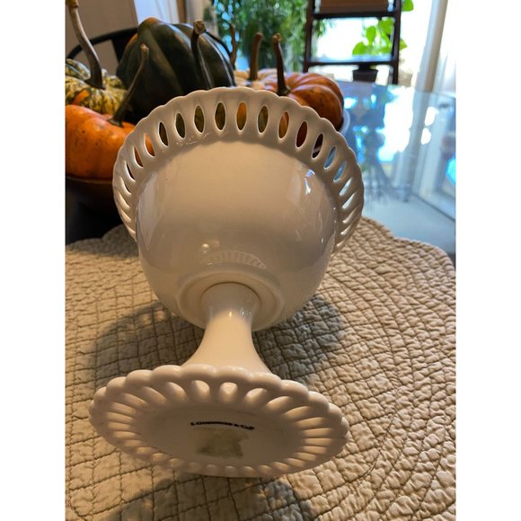 Vintage I. Godinger Ivory Lace Candy Dish - Picture 7 of 12